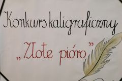 Konkurs kaligraficzny "Złote Pióro"